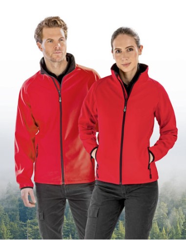 RES-R231F-Womens Printable Softshell Jacket with Recycled Fleece Inner